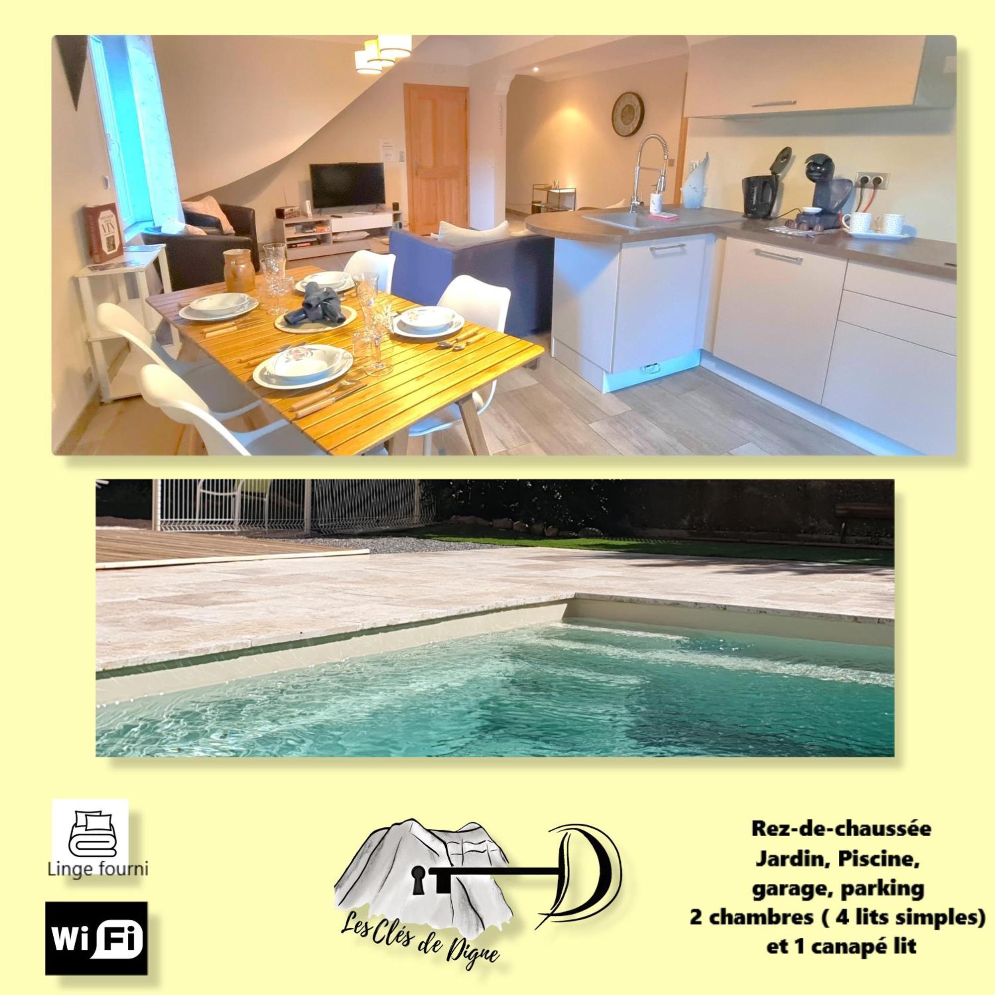 Charmant T3 Avec Piscine Дин Ле Бен Екстериор снимка